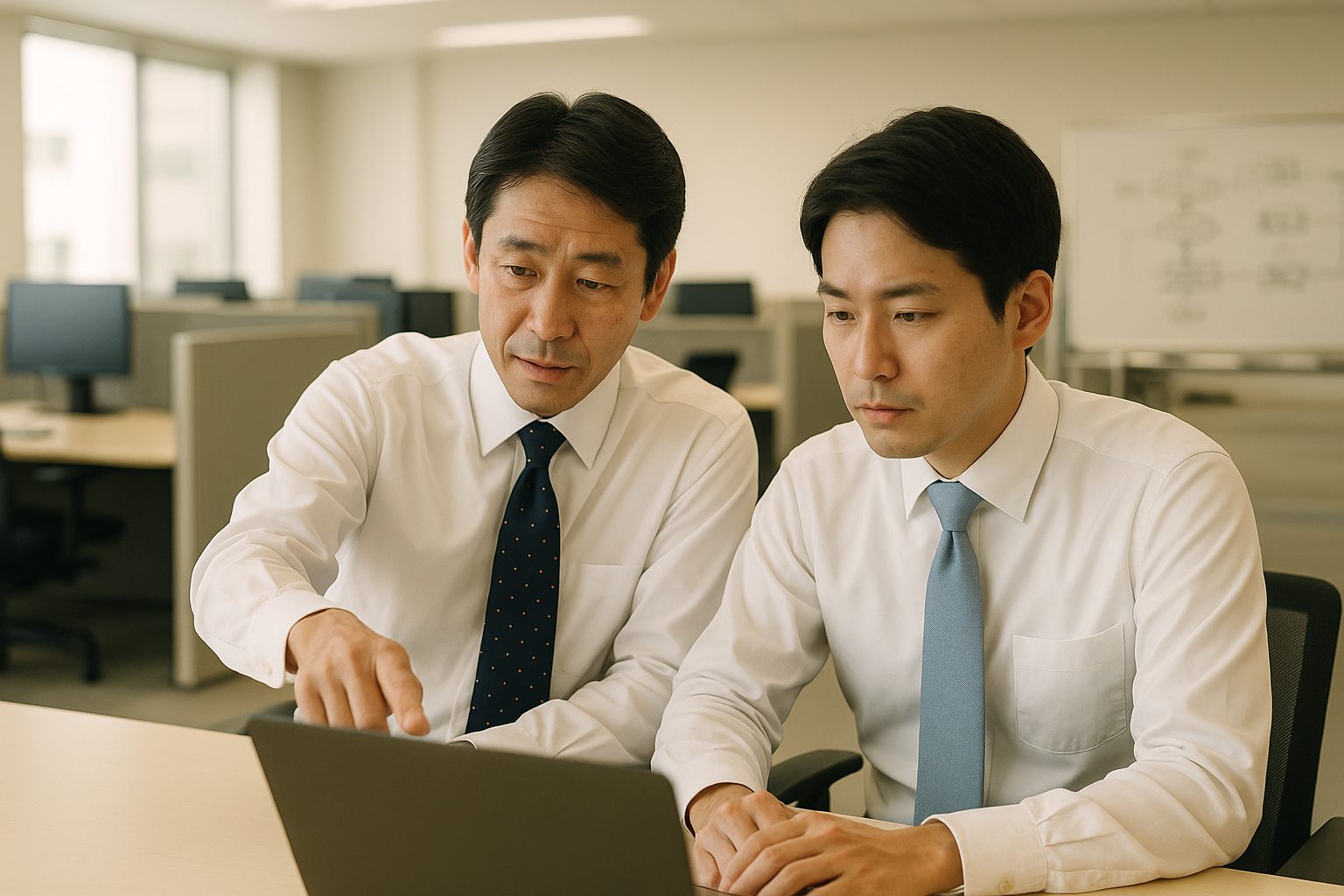 担当者と AI が役割を分担